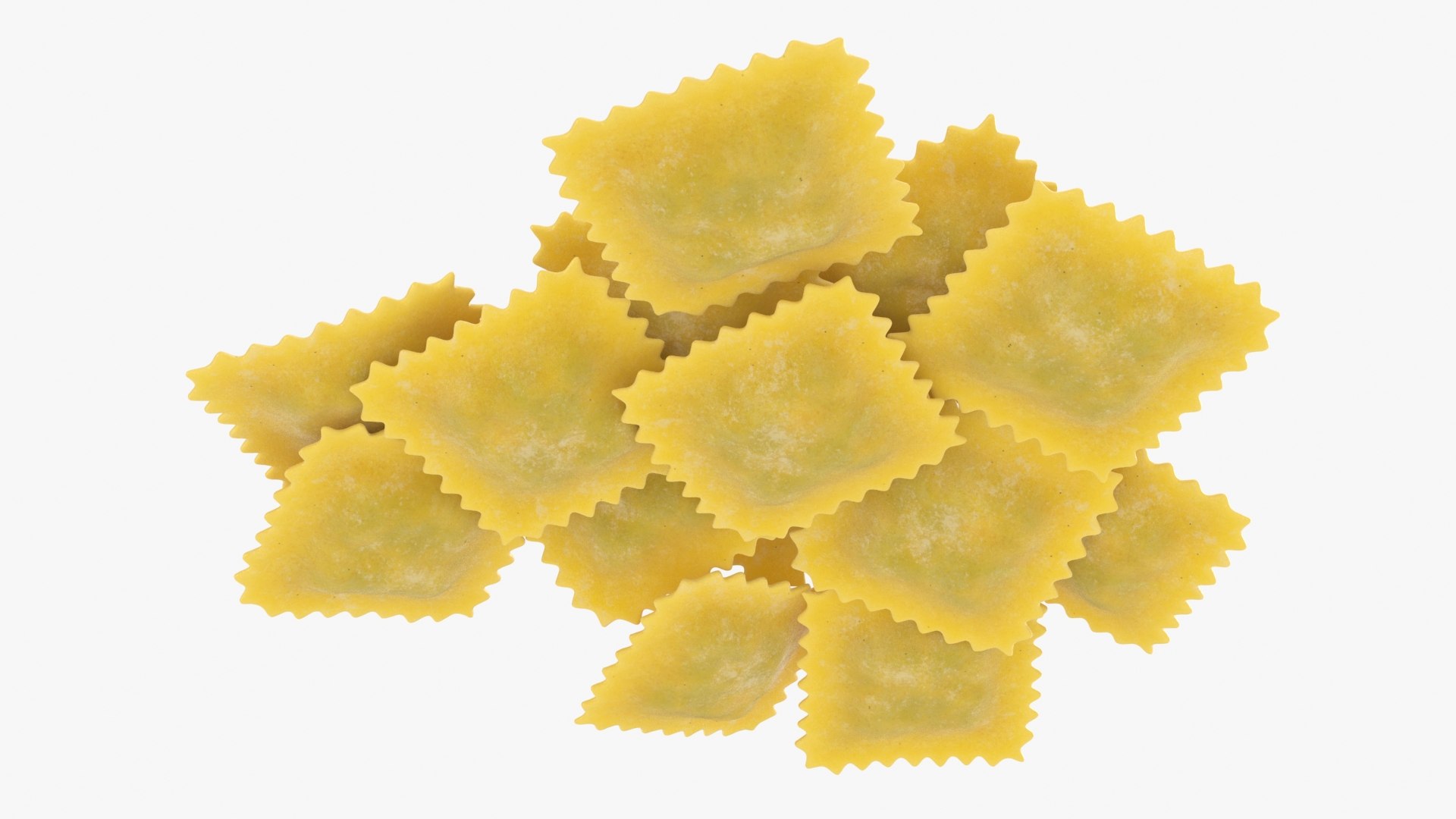 Raw Ravioli Pasta 3D Model - TurboSquid 2221772