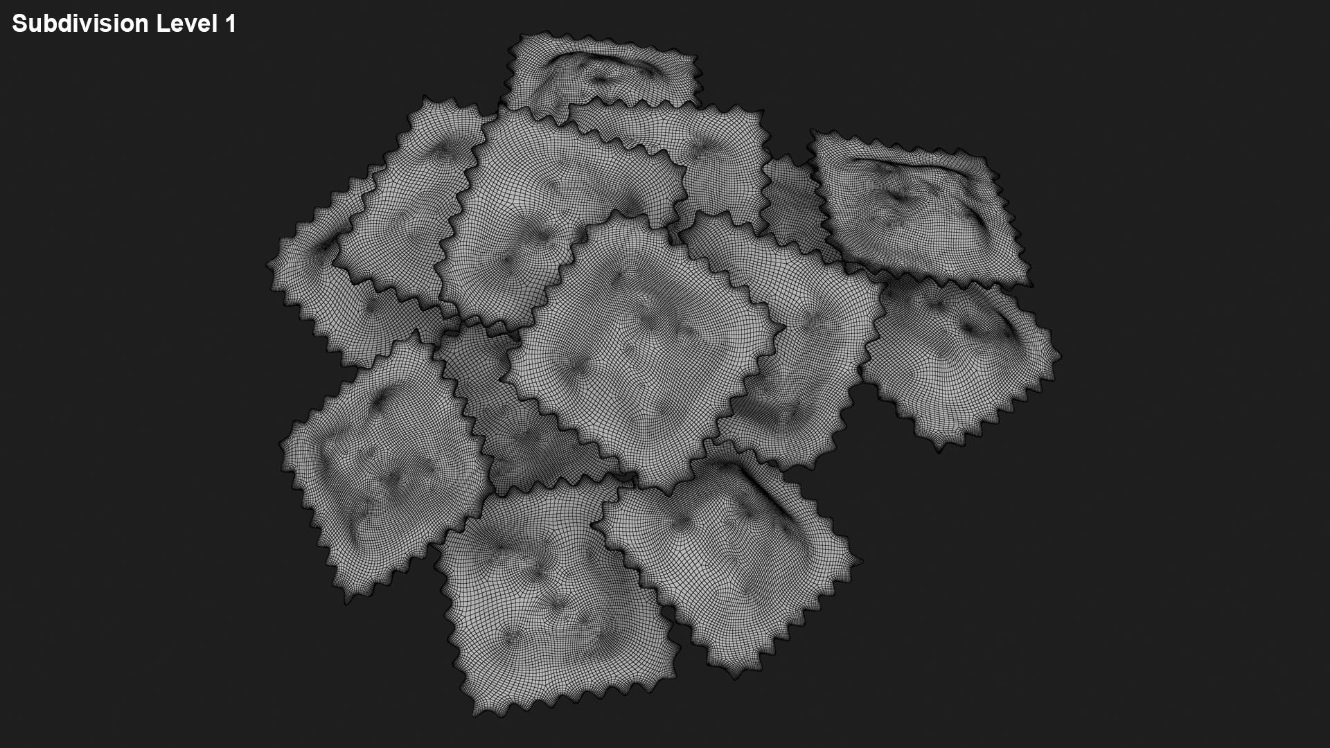 Raw Ravioli Pasta 3D Model - TurboSquid 2221772
