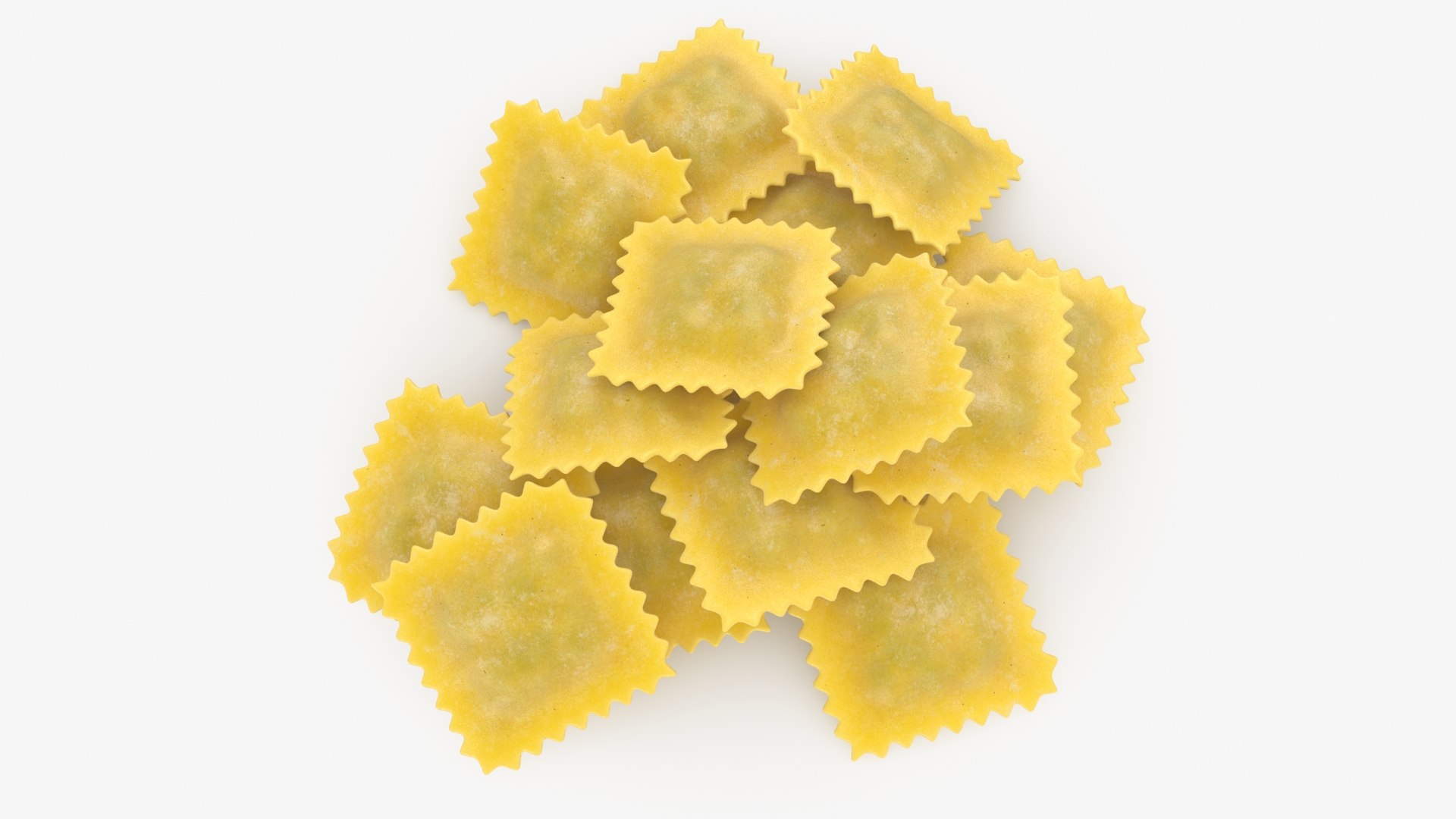 Raw Ravioli Pasta 3D Model - TurboSquid 2221772