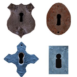 3D key hole keyhole model