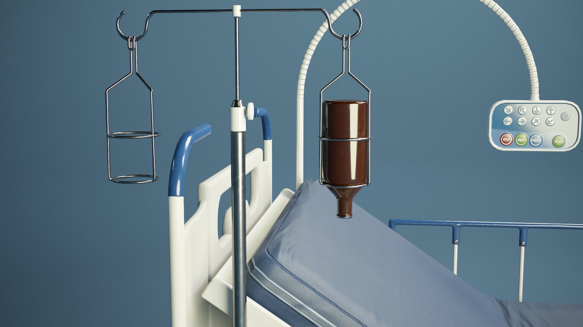 3D Medical Bed PBR TurboSquid 1745511