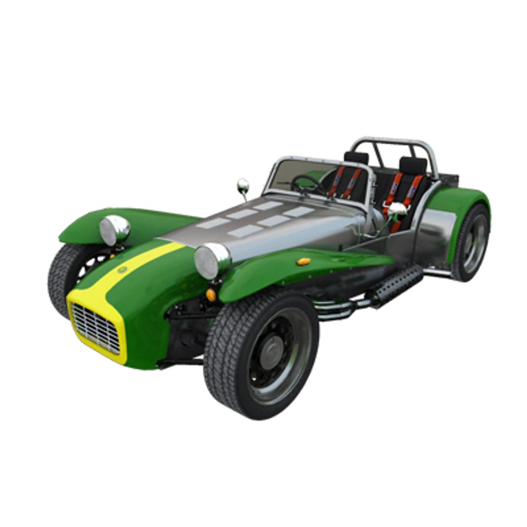 Caterham Super Seven Car 3d Model