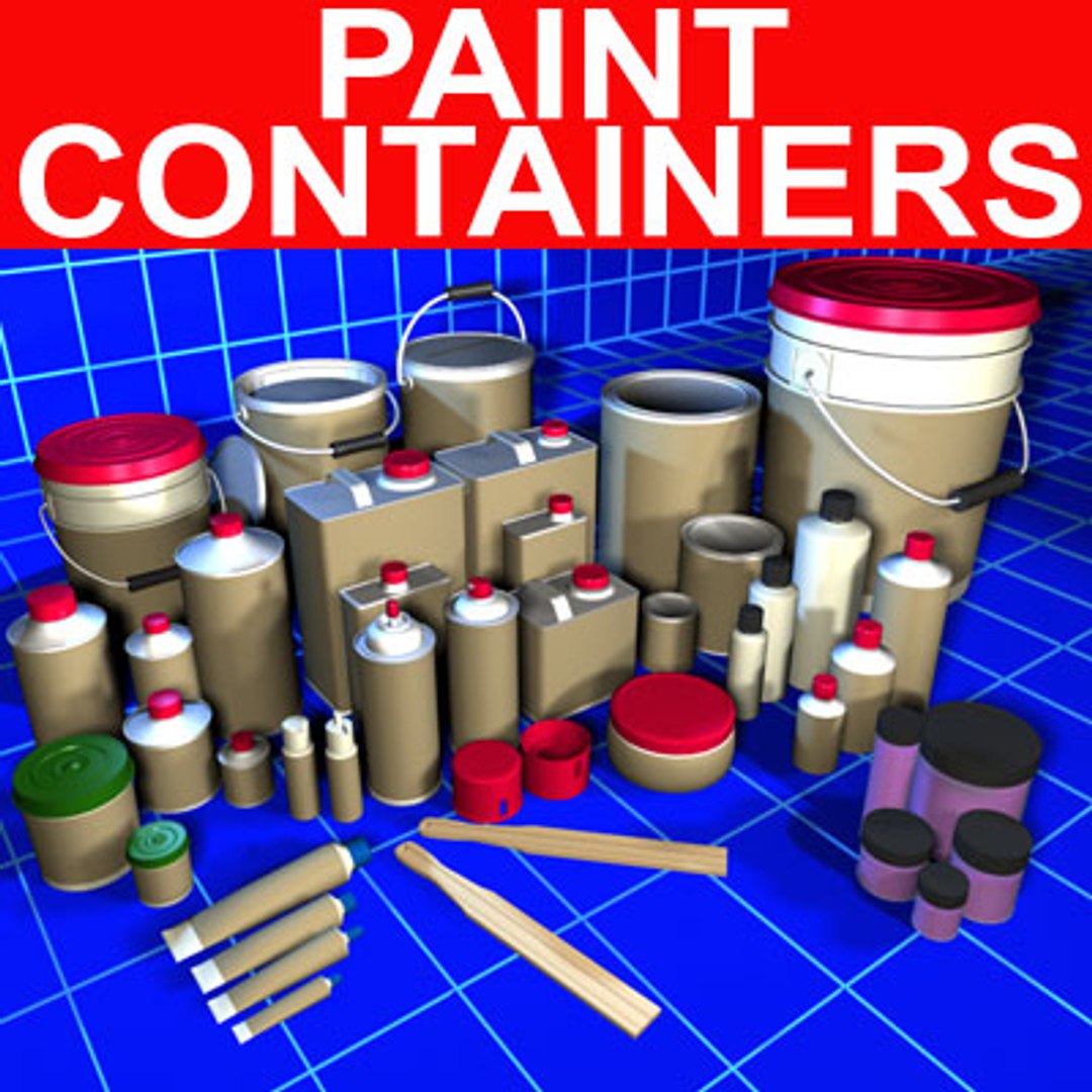 Maya Paint Container 01