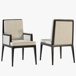 Baker - Carmel cane dining side chair and armchair