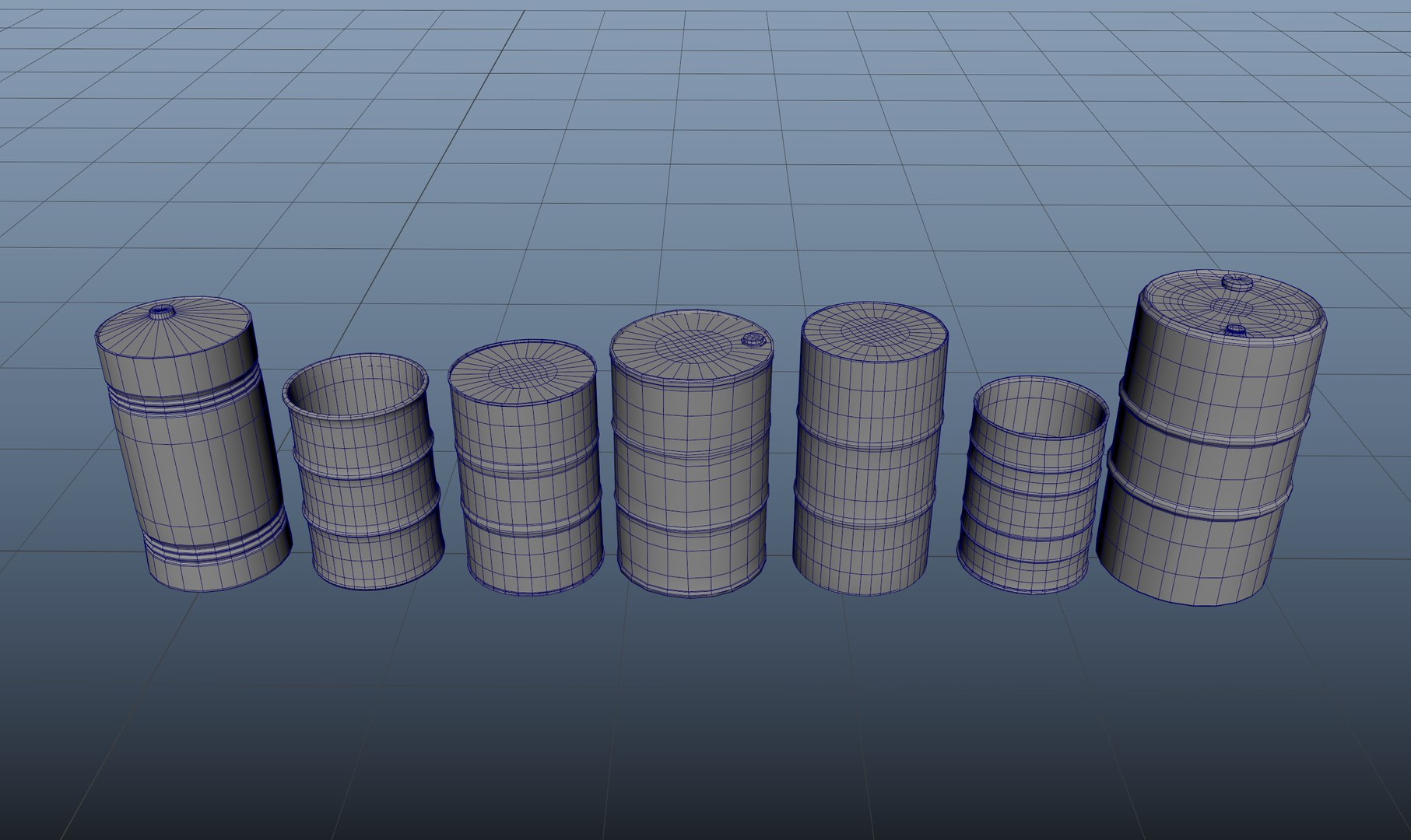 3D Game Ready Barrels Kitbash Mini Pack - TurboSquid 2383970