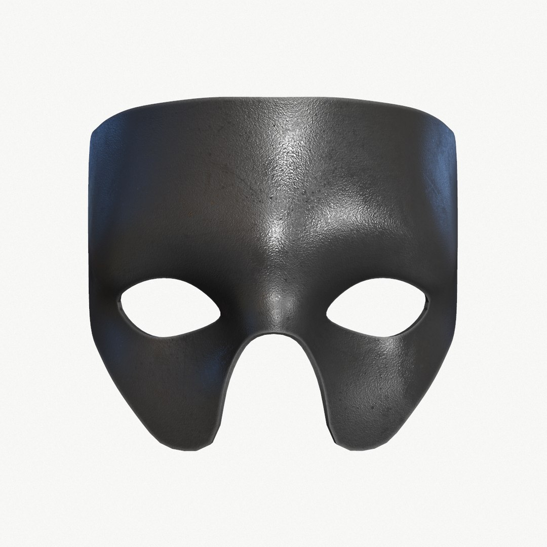 Stl Black Mask 3D Model - TurboSquid 1409549