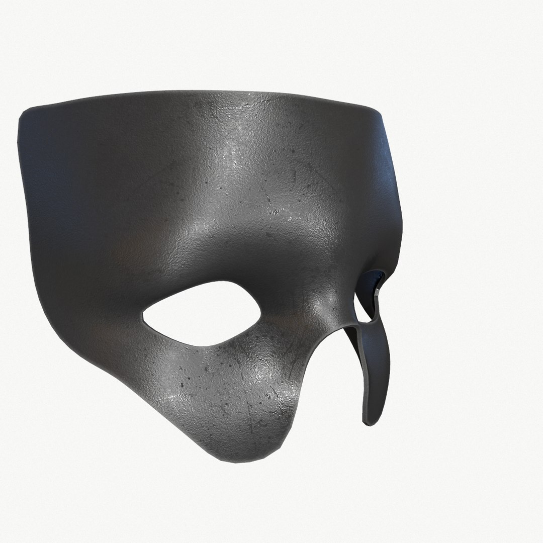 Stl Black Mask 3D Model - TurboSquid 1409549