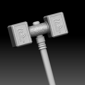 Hammer Viking Printable 3D