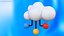 Cloud Database Concept Icon
