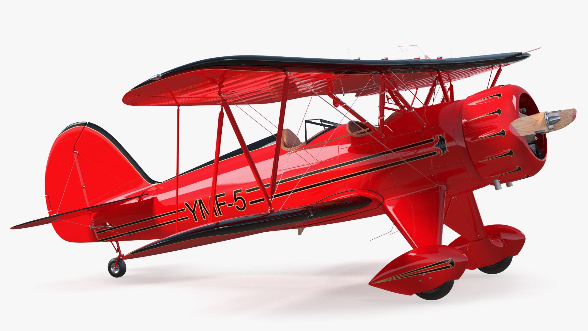 Spirit of 30A Coastal Biplane YMF-5 3D model preview