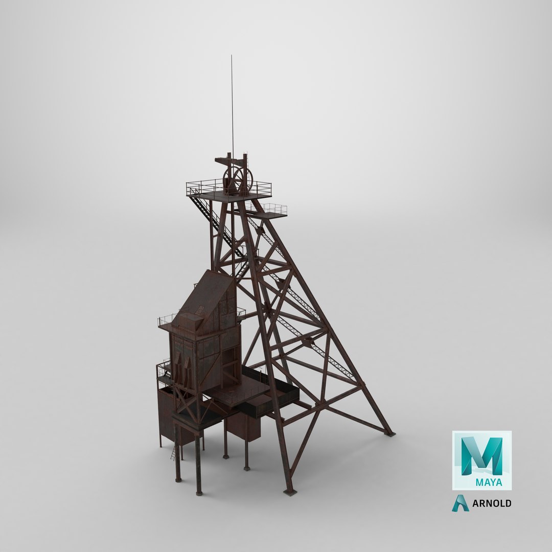 3D Rusty Mine Shaft Headframe Tower Simplified https://p.turbosquid.com/ts-thumb/a9/iQRHS4/Nh/stemcell_maya_arnold_render/png/1776856866/1920x1080/fit_q87/f02b33b54ef82fc5ac50ad15fb3420d0a423c989/stemcell_maya_arnold_render.jpg