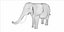 アフリカゾウ リグド L2355