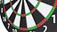3D Dartboard model