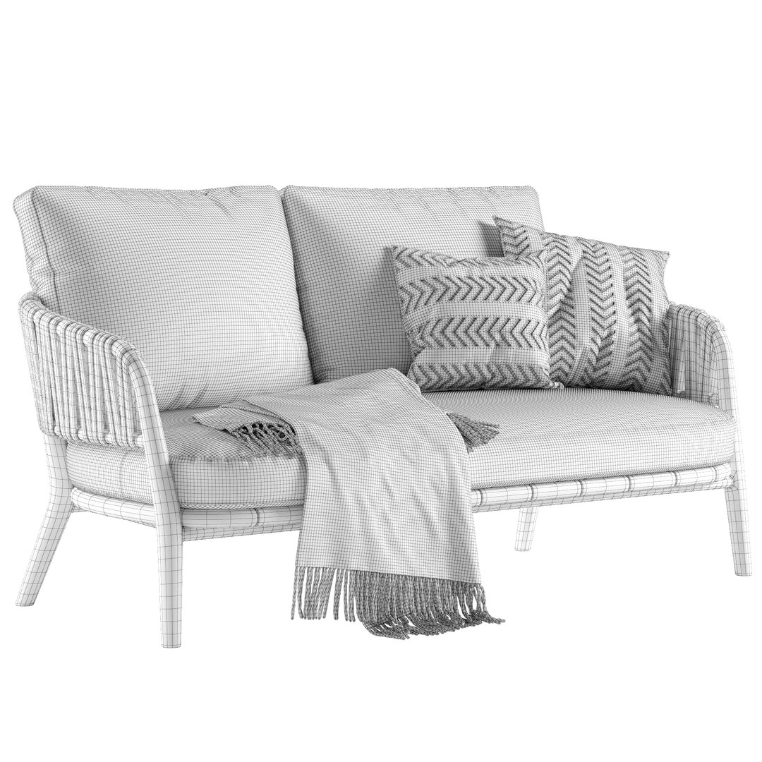 Talenti Venice Sofa 3D Model - TurboSquid 2199487