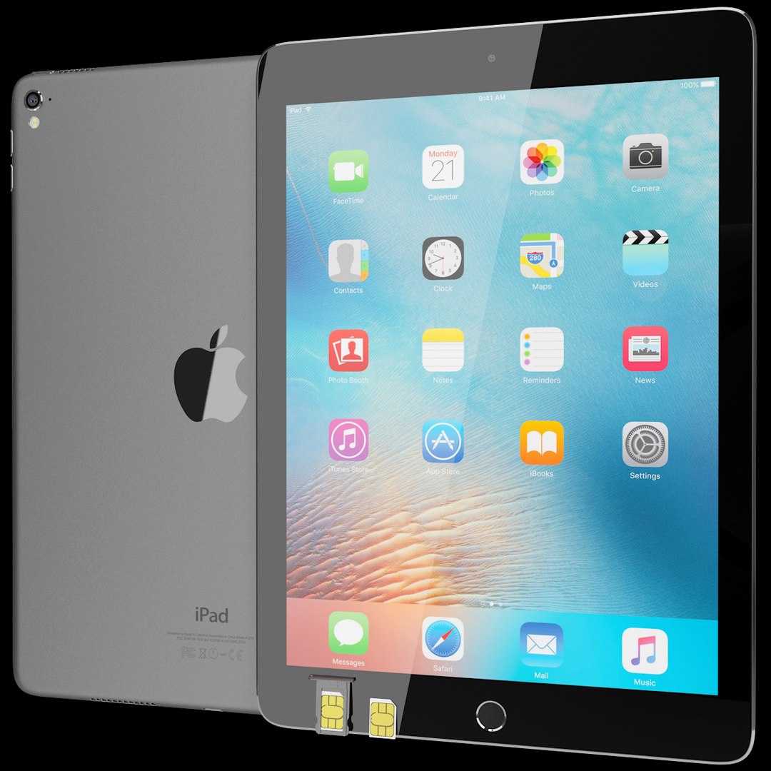 realistic apple ipad pro max