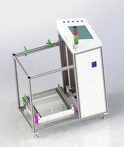 3D elevator conveyor model