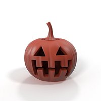 Carved Decorative Pumpkin for 3D Print