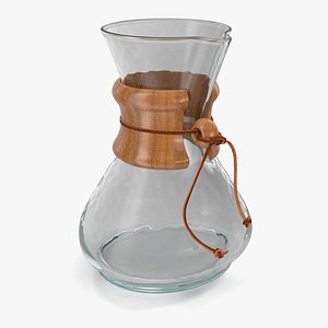 3d glass coffee carafe model