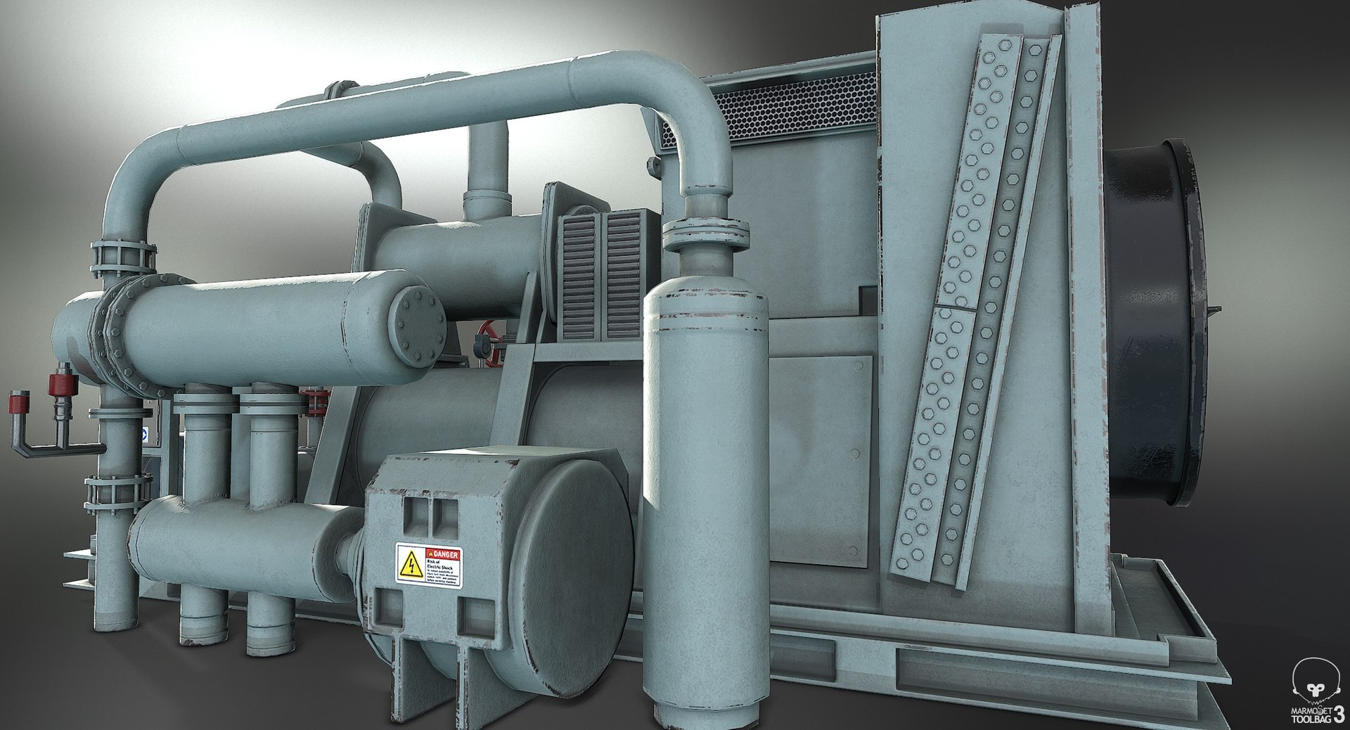 3d Compressor Polys Unity