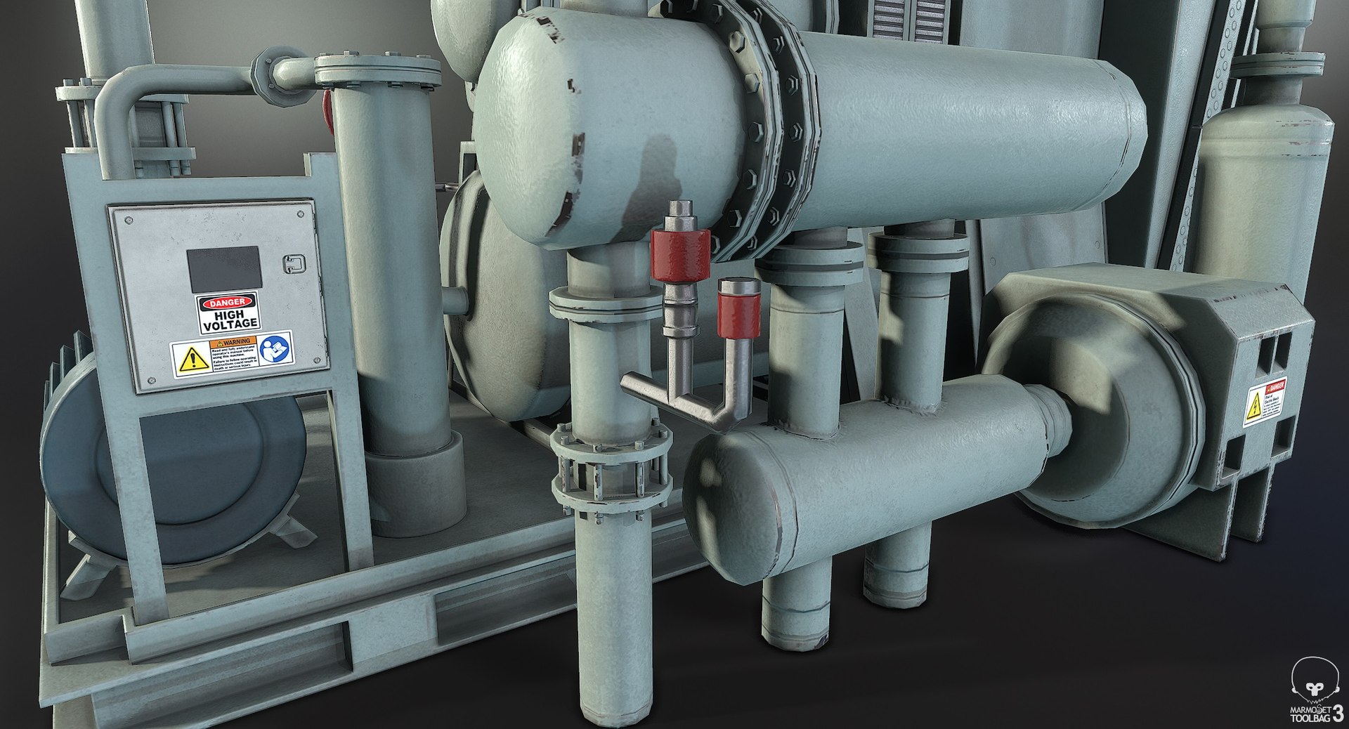 3d Compressor Polys Unity