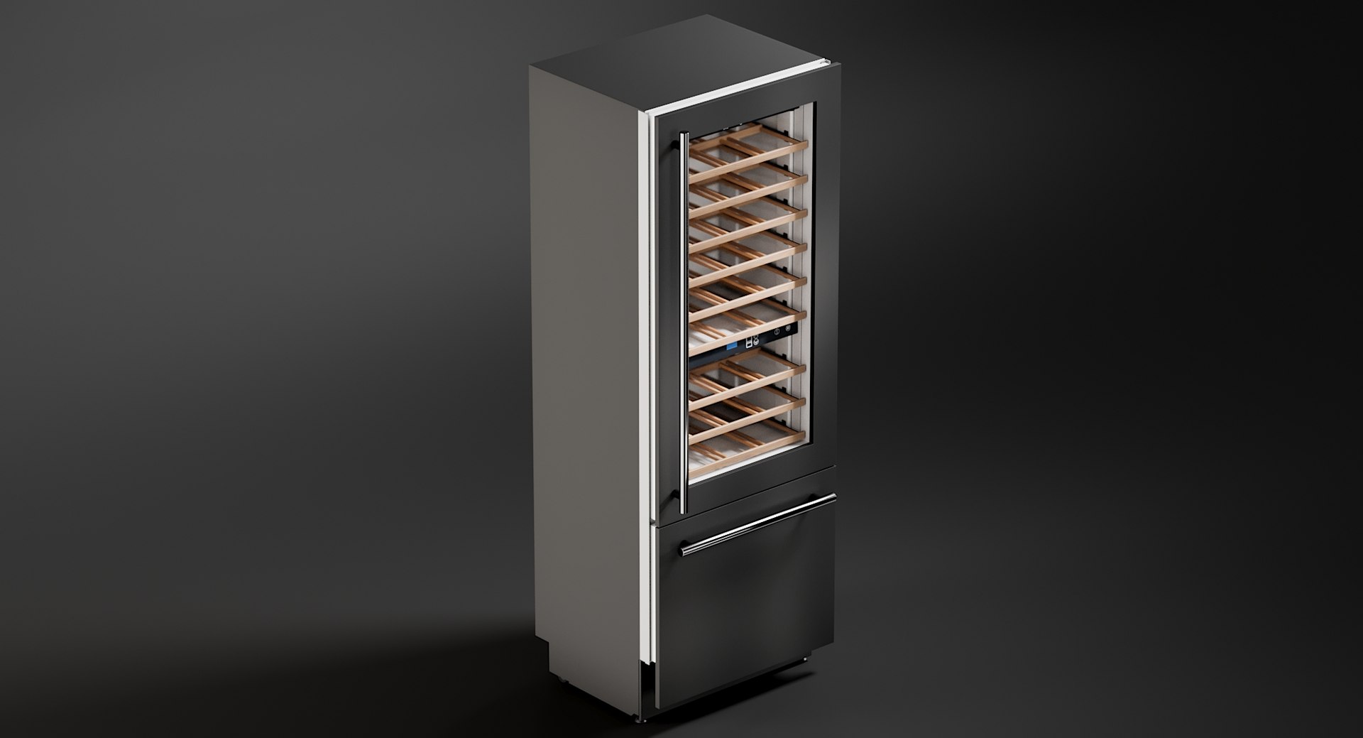 3D realistic wine cooler standart https://p.turbosquid.com/ts-thumb/aA/MkBYWw/6UGBaJKF/_view02/jpg/1565615495/1920x1080/fit_q87/47fc78294309a5f9d11801def21c4aecd1f10e6b/_view02.jpg