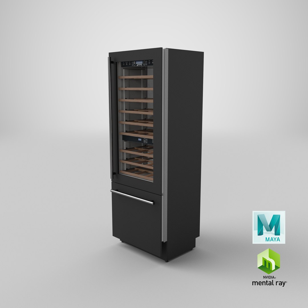 3D realistic wine cooler standart https://p.turbosquid.com/ts-thumb/aA/MkBYWw/reuhFSSn/stemcell_maya_mental_ray_render/png/1565880256/1920x1080/fit_q87/6539b2c57f4a27c66f9df921701b486539fa55eb/stemcell_maya_mental_ray_render.jpg