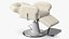 Beauty Salon Chair White