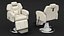 Beauty Salon Chair White