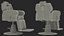 Beauty Salon Chair White