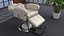Beauty Salon Chair White