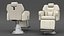 Beauty Salon Chair White