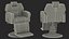 Beauty Salon Chair White
