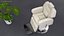 Beauty Salon Chair White