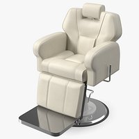 Beauty Salon Chair White