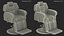 Beauty Salon Chair White