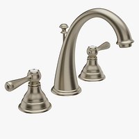 Moen Kingsley T6125BN Two-Handle High Arc Bathroom Faucet Brushed Nickel