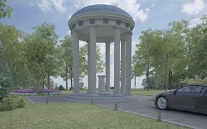 3D water fountain model