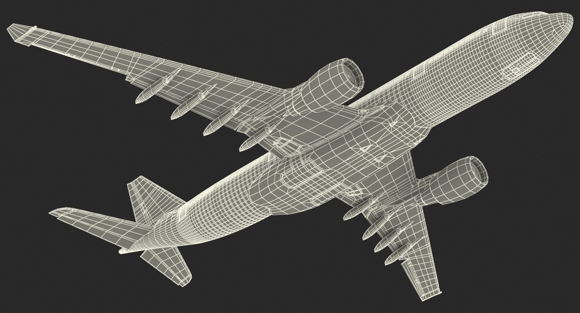 3D model jet airliner airbus a330-200 - TurboSquid 1234465