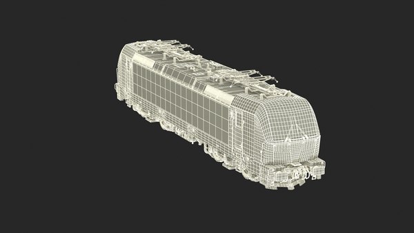 Siemens Vectron-Lokomotive, weiß gerüstet 3D-Modell - TurboSquid 2111828