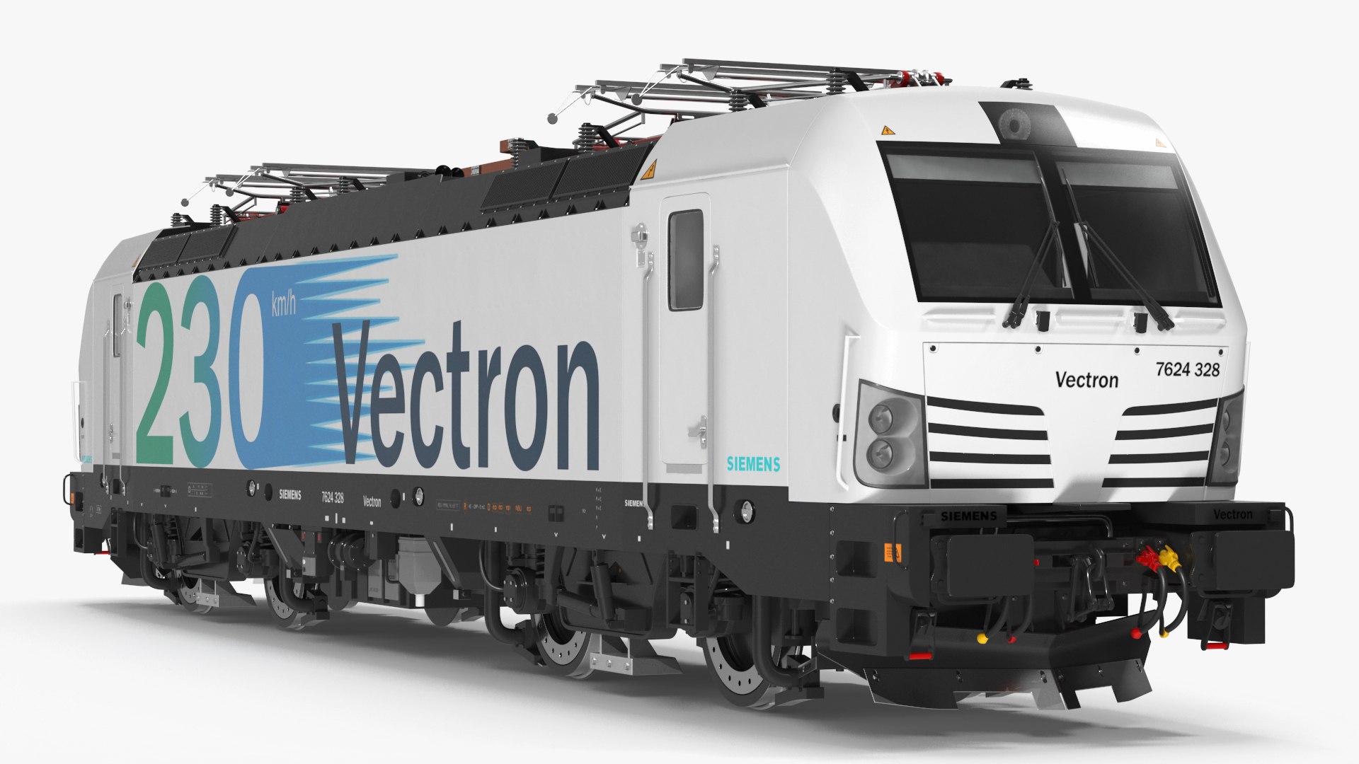Siemens Vectron Locomotive White Rigged 3D - TurboSquid 2111828