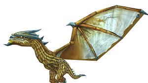 Dragon Creature 3D Asset Pack with Eggs Sword and PBR Textures Game Ready Fantasy Models