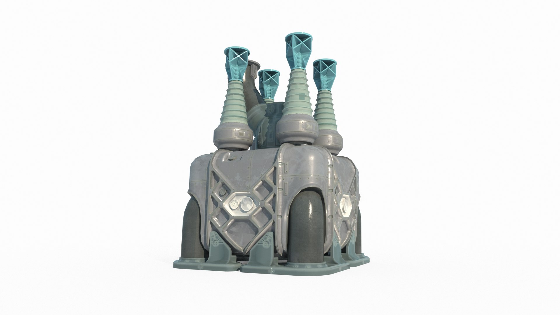 Sci Fi Retro Transformer 3D Model - TurboSquid 2278449