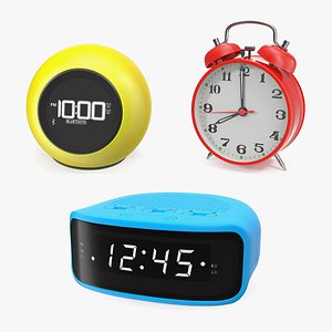 3D desk clocks model
