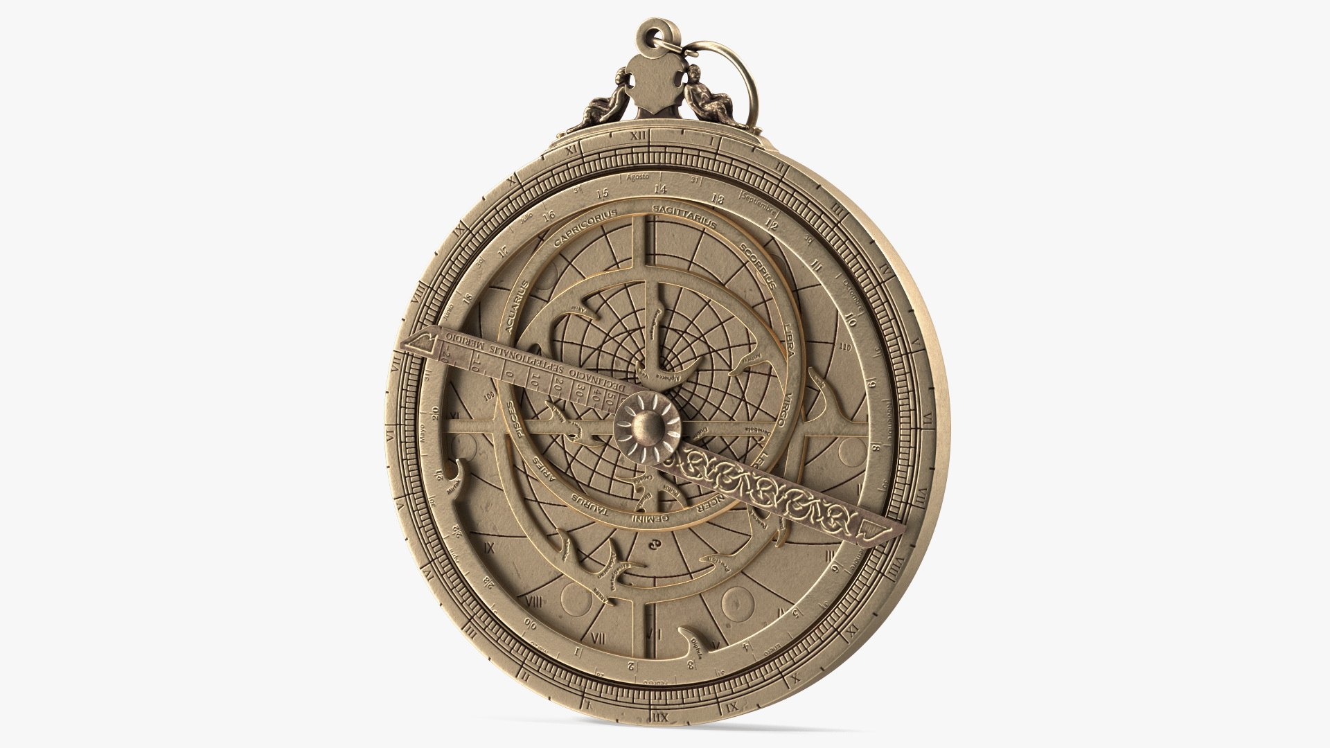 Astrolabe 3D model preview