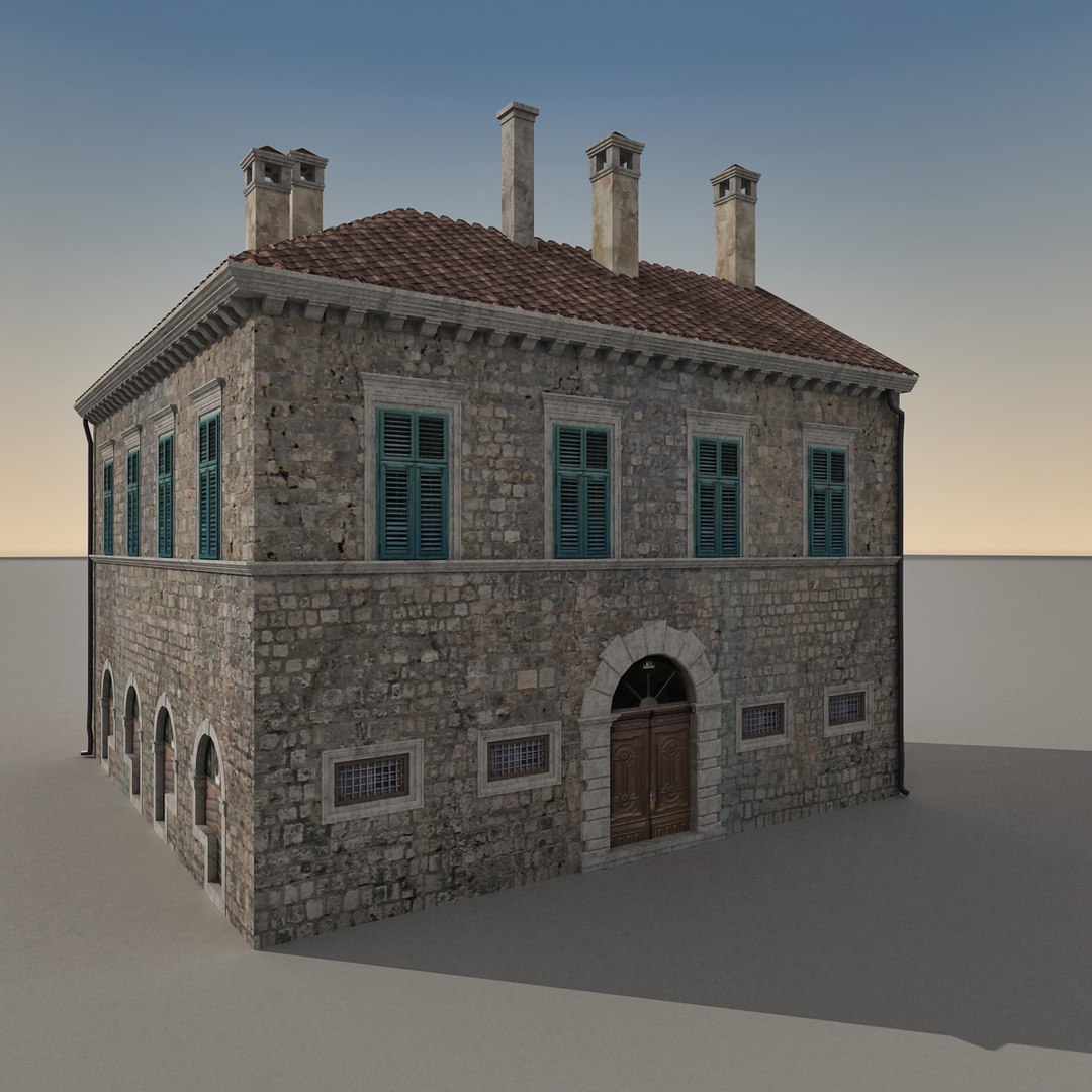 3d Model Building Italian