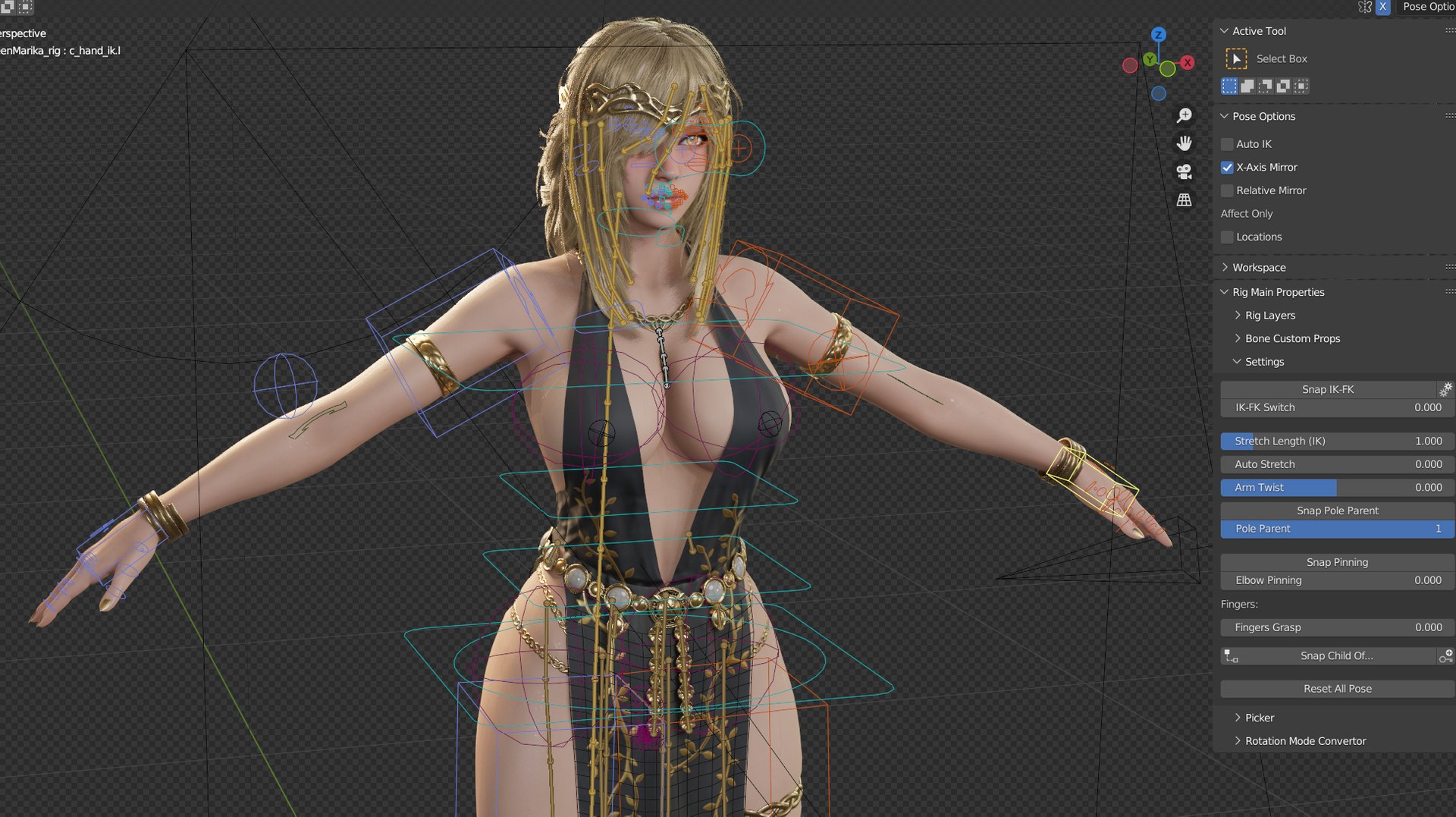 3D Model Queen Marika The Eternal Game Ready TurboSquid 2022233   Blender1 