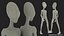 Pose de marche extraterrestre vert