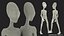Pose de marche extraterrestre vert