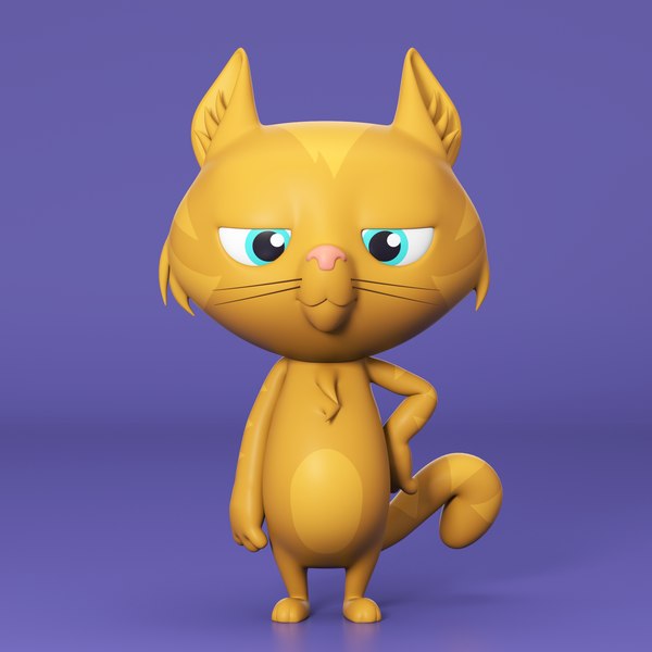 CatCartoon 3D model - TurboSquid 1817398