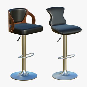 3D Stool Chair V137
